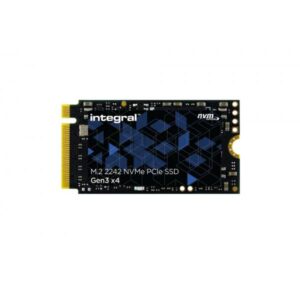 Integral SDBPMPZ-1T00-IN drives allo stato solido 1 TB M.2 PCI Express 3.0 NVMe TLC (1TB-1024GB SSD M.2 2242 NVME 1.3 PCIe Gen3 x4 R-3400MBs W-3000MBs TLC TBW 750 INTEGRAL [double-sided chips])