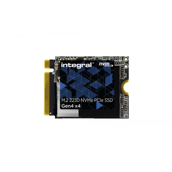 Integral SB-2130-1TB-IN drives allo stato solido M.2 PCI Express 4.0 NVMe (1TB-1024GB SSD M.2 2230 NVME 1.4 PCIe Gen4 x4 R-4900MBs W-3200MBs TBW 250 INTEGRAL [single-sided chips])