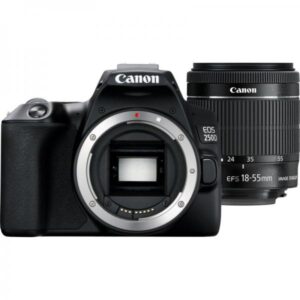 Canon EOS 250D + EF-S 18-55mm f/3.5-5.6 III Kit fotocamere SLR 24,1 MP CMOS 6000 x 4000 Pixel Nero (Canon EOS 250D - digitalkamera EF-S 18)