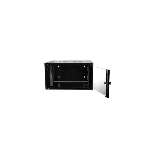 LogiLink W21E66B rack 21U Da parete Nero (Rack Cabinet 21U Wall Mounted - Rack Black - Warranty: 12M)