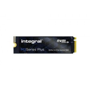 Integral AC049369-IN drives allo stato solido 2 TB M.2 PCI Express 4.0 NVMe TLC (2TB - 2000GB SSD M.2 2280 NVME 1.4 PCIe Gen4 x4 R-4850MBs W-4400MBs IOPS R-620K W-630K TLC TBW 1048 M3 PLUS INTEGRAL)