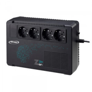 Infosec Zen Live 500 gruppo di continuità [UPS] A linea interattiva 0,5 kVA 300 W 4 presa[e] AC (Zen Live 500 - Warranty: 24M)
