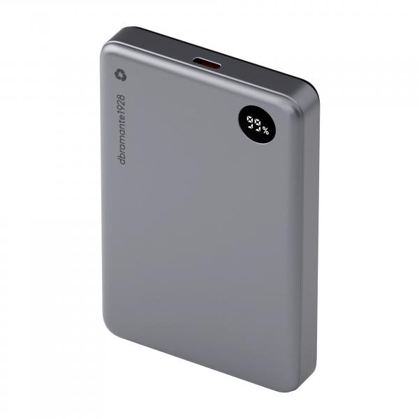 dbramante1928 re-charge 10000 mAh Carica wireless Grigio (re-charge Power Bank 10K)