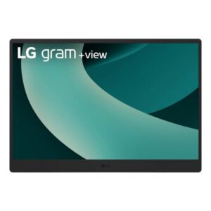 LG 17MT70 Monitor portatile Nero, Acciaio inox 43,2 cm [17] LED 2560 x 1600 Pixel (LG gram +view 43,2cm [17] 16:10 IPS W)