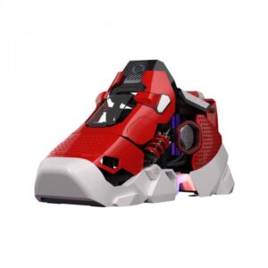 Cooler Master Sneaker X Mini ITX ARGB Case, 360mm AIO Cooler, 850W PSU & 1x PWM Fan Included, ARGB Controller, Classic Red