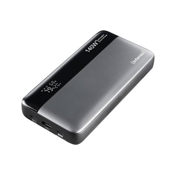 Intenso 7350060 batteria portatile Ioni di Litio 25000 mAh Nero, Grigio (Intenso Power Bank HE 25000 mAh Grau-S)