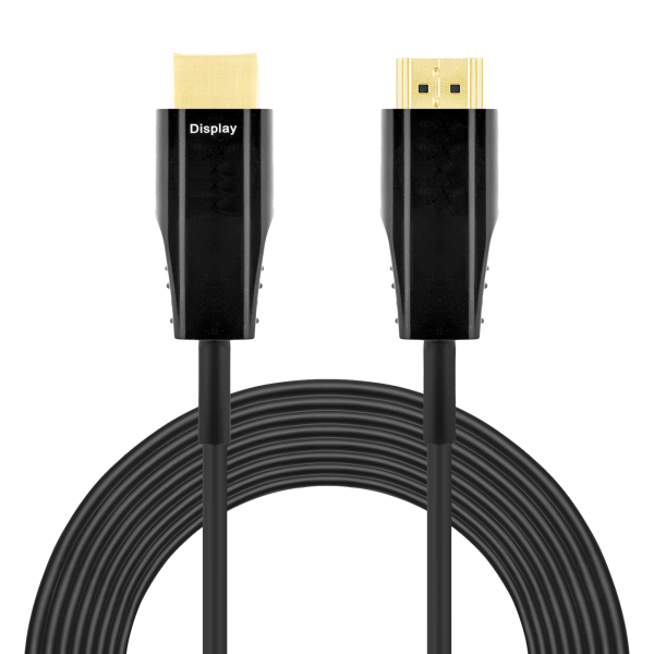 Deltaco HU-AOC20 cavo HDMI 20 m HDMI tipo A [Standard] Nero (ULTRA High Speed HDMI-cable, 48Gbps, 2)