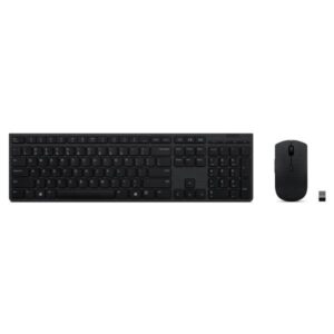 Lenovo 4X31K03962 tastiera Mouse incluso RF senza fili + Bluetooth Finlandese, Svedese Nero (Lenovo Professional - tastatur og mus-)
