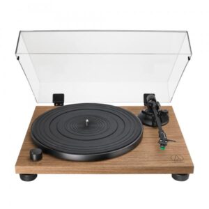 Audio-Technica AT-LPW40WN piatto audio Giradischi con trasmissione a cinghia Nero, Legno Manuale (Audio-Technica AT-LPW40WN - pladespill)