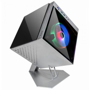 Azza CUBE MINI 805 Cubo Argento (AZZA Cube mini 805, glass window [CSAZ)