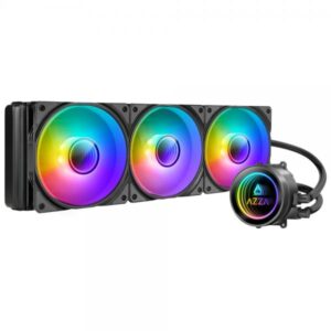 Azza LCAZ-360C-ARGB sistema di raffreddamento per computer Processore Kit di raffreddamento a liquido 12 cm Nero 1 pz (WAK AZZA Galeforce 360 ARGB)