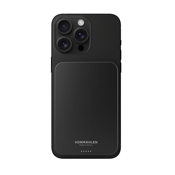 Vonmählen Evergreen Mag 5000 mAh Carica wireless Nero (Vonm?hlen Evergreen Mag Magnetische Po)