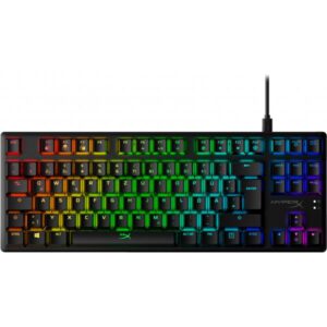HyperX Alloy Origins Core – Tastiera meccanica per il gaming – HX Red [layout DE] (HyperX Alloy Origins Core RGB Mechanis)