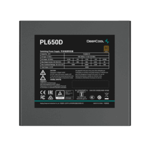 DeepCool PL650D alimentatore per computer 650 W 20+4 pin ATX ATX Nero (650W DeepCool PL650-D White)