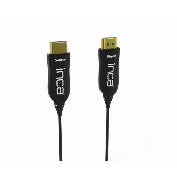 Inca IHD-50T cavo HDMI 50 m HDMI tipo A [Standard] Nero (INCA HDMI-Kabel IHD-50T 2.0 Anschluss)