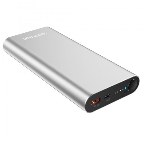 RealPower PB-20000PD Pro 20000 mAh Alluminio (Powerbank RealPower PB-20000 PD Pro)