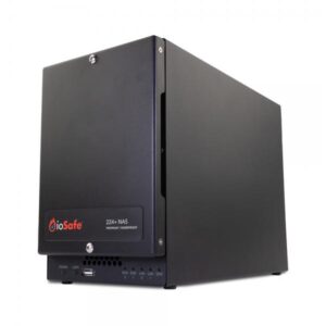 ioSafe 224+ NAS Desktop Intel® Celeron® J4125 2 GB DDR4 0 TB HDD DSM Nero (IoSafe 224+ NAS HDD Diskless, 2YR hard)