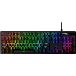 HyperX Alloy Origins – Tastiera meccanica da gaming – HX Aqua [layout USA] (HyperX Alloy Origins Aqua)