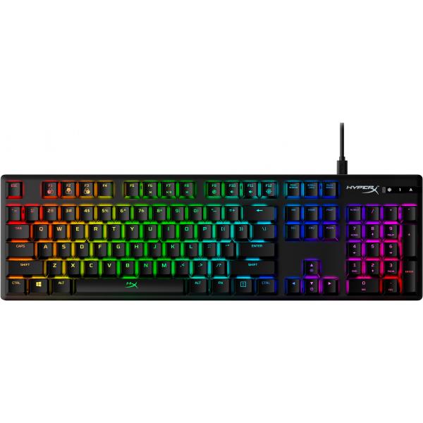 HyperX Alloy Origins – Tastiera meccanica da gaming – HX Aqua [layout USA] (HyperX Alloy Origins Aqua)