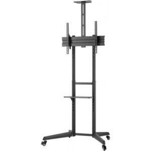 Goobay 59508 Supporto TV a parete 177,8 cm [70] Nero (Goobay TV-Pr?sentationsst?nder Pro [Gr)
