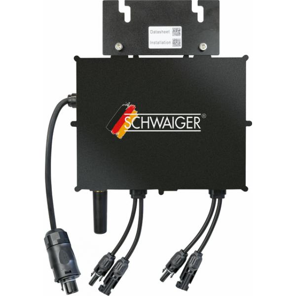 Schwaiger SOWR0806 adattatore e invertitore Interno Nero (Schwaiger Wechselrichter NEP 800/600W)