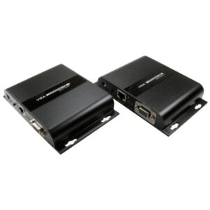 Cables Direct HD-EXVGA-120 moltiplicatore AV Trasmettitore e ricevitore AV Nero (120m SVGA & Audio Over Cat5e/Cat 6 Extender)