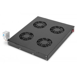 Digitus Unità di ventilazione sul soffitto per un'installazione variabile da 483 mm [19] (DIGITUS Professional Line DN-19 FAN-4-)