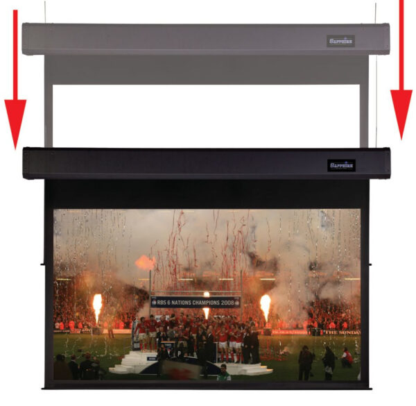 Sapphire AV SSM300RADV schermo per proiettore 3,81 m [150] 4:3 (SSM300RADV Smart Move Electric Projection Screen 3m 4:3)