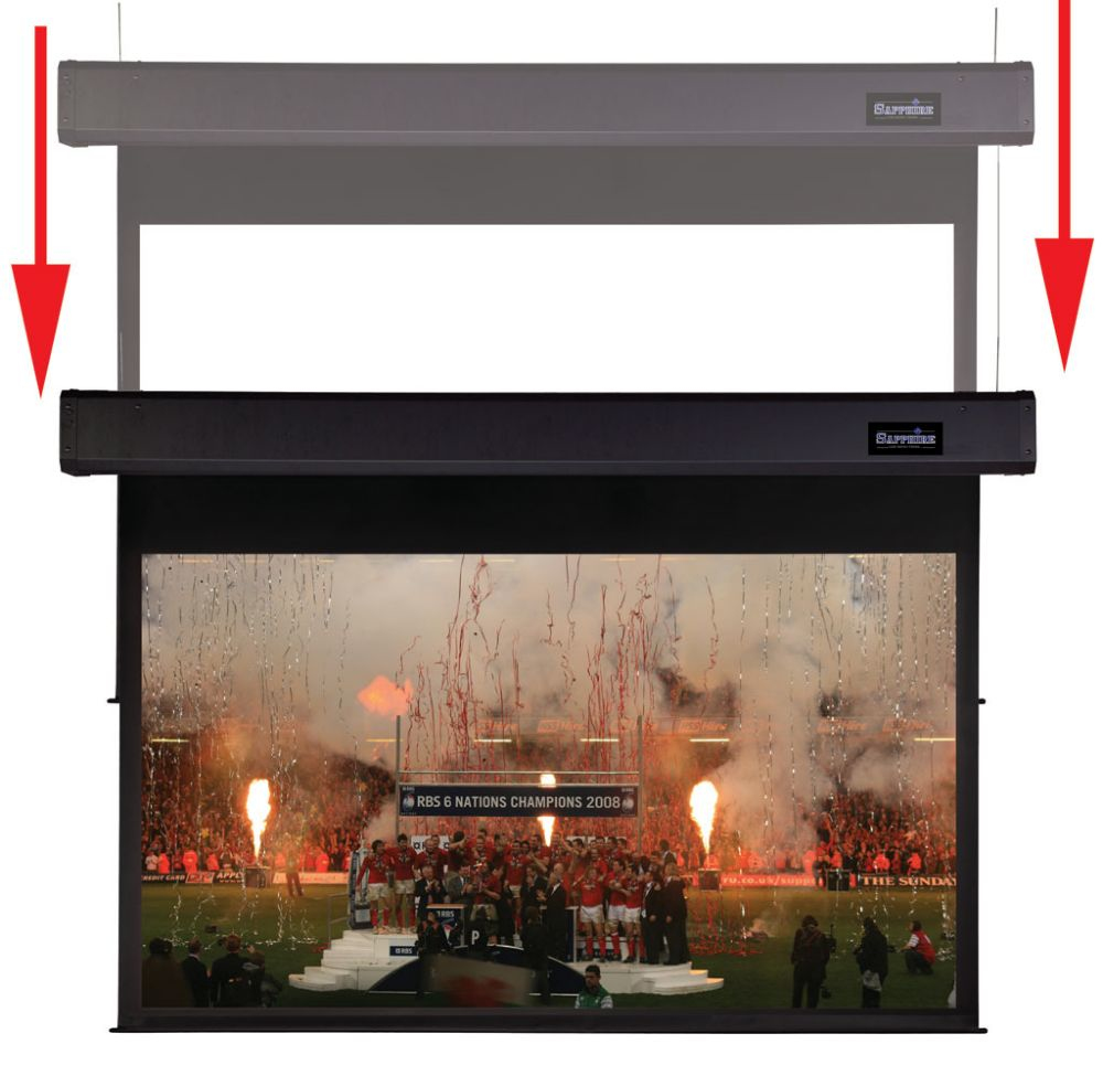 Sapphire AV SSM200RADV schermo per proiettore 2,54 m [100] 4:3 (SSM200RADV Smart Move Electric Projection Screen 2m 4:3)