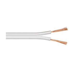 Microconnect AUDSPEAKER2-100C cavo audio 100 m Bianco (Speaker cable, 100m, - 2x2,5mm?, white cable - diameter 2 x 2,5 mm? CCA cable: 2x50/0,25 mm, outer: 3,8*8,0 mm. - Warranty: 300M)