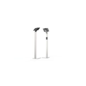 Durable 893223 supporto per personal communication Supporto passivo Tablet/UMPC, Telefono Argento (Durable Aluminium FLOOR Tablet Holder Stand for 7-13 inch Devices with Anti Theft Lock & 360 Degree Rotation - 893223 DD)