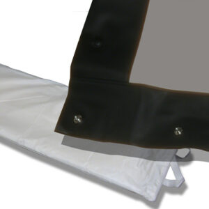 Sapphire AV SFFS244RPFABRIC Materiale dello schermo di proiezione Posteriore PVC Grigio (SFFS244RPFABRIC Rapidfold Rear Projection, Screen Fabric Only - 2.4m 4:3)