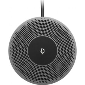 Logitech 989-000405 microfono Nero, Grigio Microfono da conferenza (Logitech MeetUp Mic)