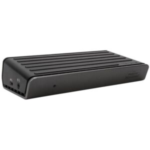 Targus DOCK180EUZ replicatore di porte e docking station per laptop Cablato USB 3.2 Gen 2 [3.1 Gen 2] Type-C Nero (Universal USB-C Dual 4K Dock w/PD 60W. For UK,EU.)