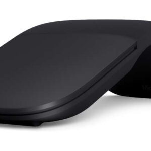 Microsoft Surface Arc mouse Viaggio Ambidestro Bluetooth BlueTrack 1800 DPI (Srfc Arc MouseCmrSC BluetoothXZ/NL/FR/DE - BLACK)