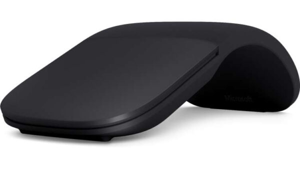 Microsoft Surface Arc mouse Viaggio Ambidestro Bluetooth BlueTrack 1800 DPI (SURFACE ARC MOUSE BLUETOOTH - XZ/NL/FR/DE HDWR COM BLACK)