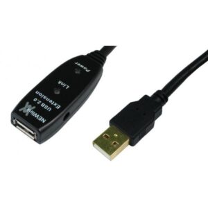 Cables Direct 30m USB 2.0 A/A cavo USB USB A Nero (30m USB 2.0 Active Extension Cable)