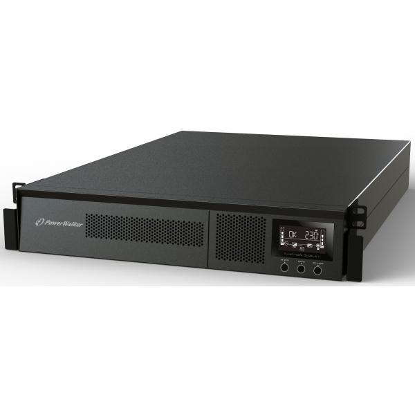 PowerWalker VFI 3000 RMG PF1 gruppo di continuità [UPS] Doppia conversione [online] 3 kVA 3000 W (PowerWalker VFI 3000 RMG PF1 - UPS - 3)