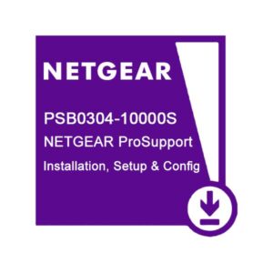 NETGEAR PSB0304 1 licenza/e (PROF SETUP AND CONFIG [REMOTE],Professionelles Installations Setup und Konfiguration [Remote]. Fernzugriff Service fï¿½r ReadyNAS, ReadyDATA, Managed Switches[Only], Wireless Controller. Ein technischer Experte von NETGEAR konfiguriert das/die System[e] per Fernwartung)
