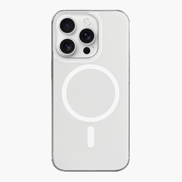 Vonmählen Transparent Case Pro custodia per cellulare 16 cm (6.3") Cover Trasparente, Bianco