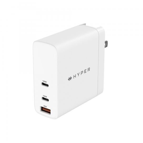 HYPER HJG140WW Caricabatterie per dispositivi mobili Bianco Interno
