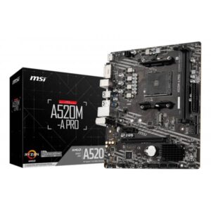MSI A520M-A PRO scheda madre AMD A520 Presa AM4 micro ATX