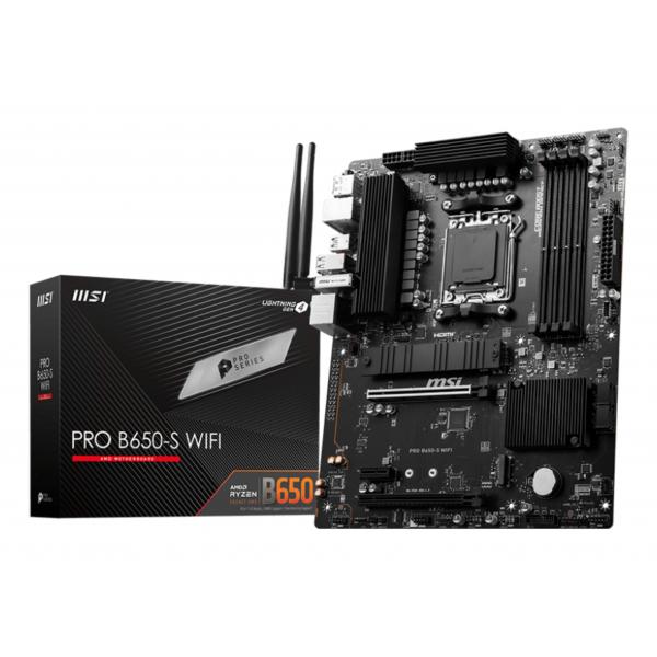 MSI PRO B650-S WIFI scheda madre AMD B650 Presa di corrente AM5 ATX