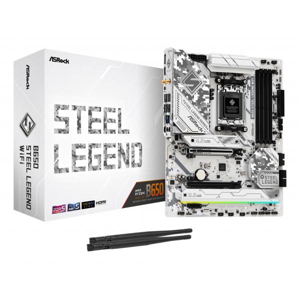 Asrock B650 Steel Legend WiFi AMD B650 Presa di corrente AM5 ATX