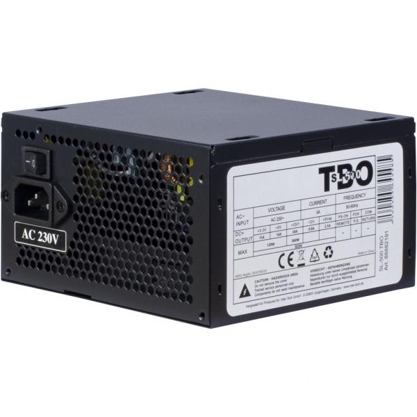 Inter-Tech SL-500 TBO alimentatore per computer 500 W 20+4 pin ATX ATX Nero