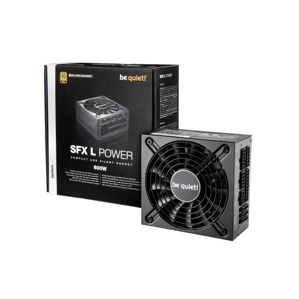 be quiet! SFX L Power alimentatore per computer 600 W 20+4 pin ATX Nero