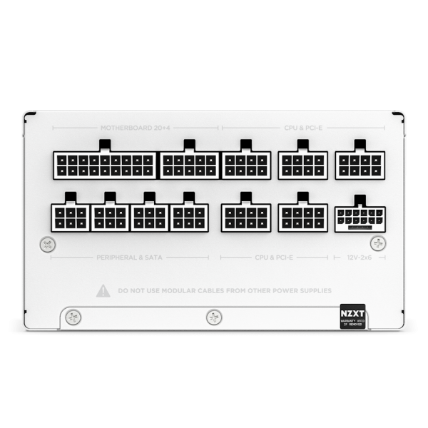 NZXT C1200 Gold alimentatore per computer 1200 W 24-pin ATX ATX Bianco