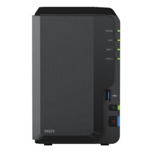 Synology DS223 NAS System 2-Bay 8 TB inkl. 2x 4 HDD HAT3300-4T - Storage Server - NAS