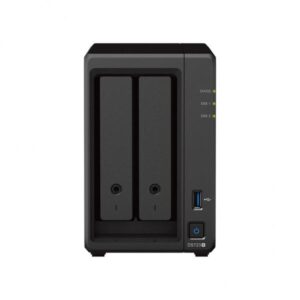 Synology DiskStation DS723+ NAS Desktop Ryzen Embedded R1600 2 GB DDR4 24 TB HDD DiskStation Manager Nero