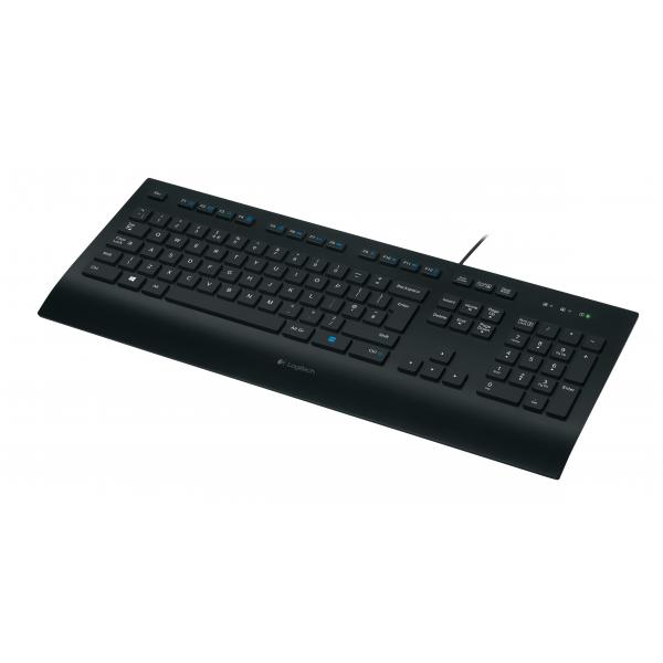 Logitech K280e tastiera USB QWERTZ Tedesco Nero